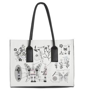 Embroidered Artbook Ngaos UK Handbag - Jimmi’s Secret Style